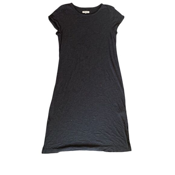 Madewell Womens Relaxed Gray Midi Tee Dress Size L NWOT - Picture 9 of 12